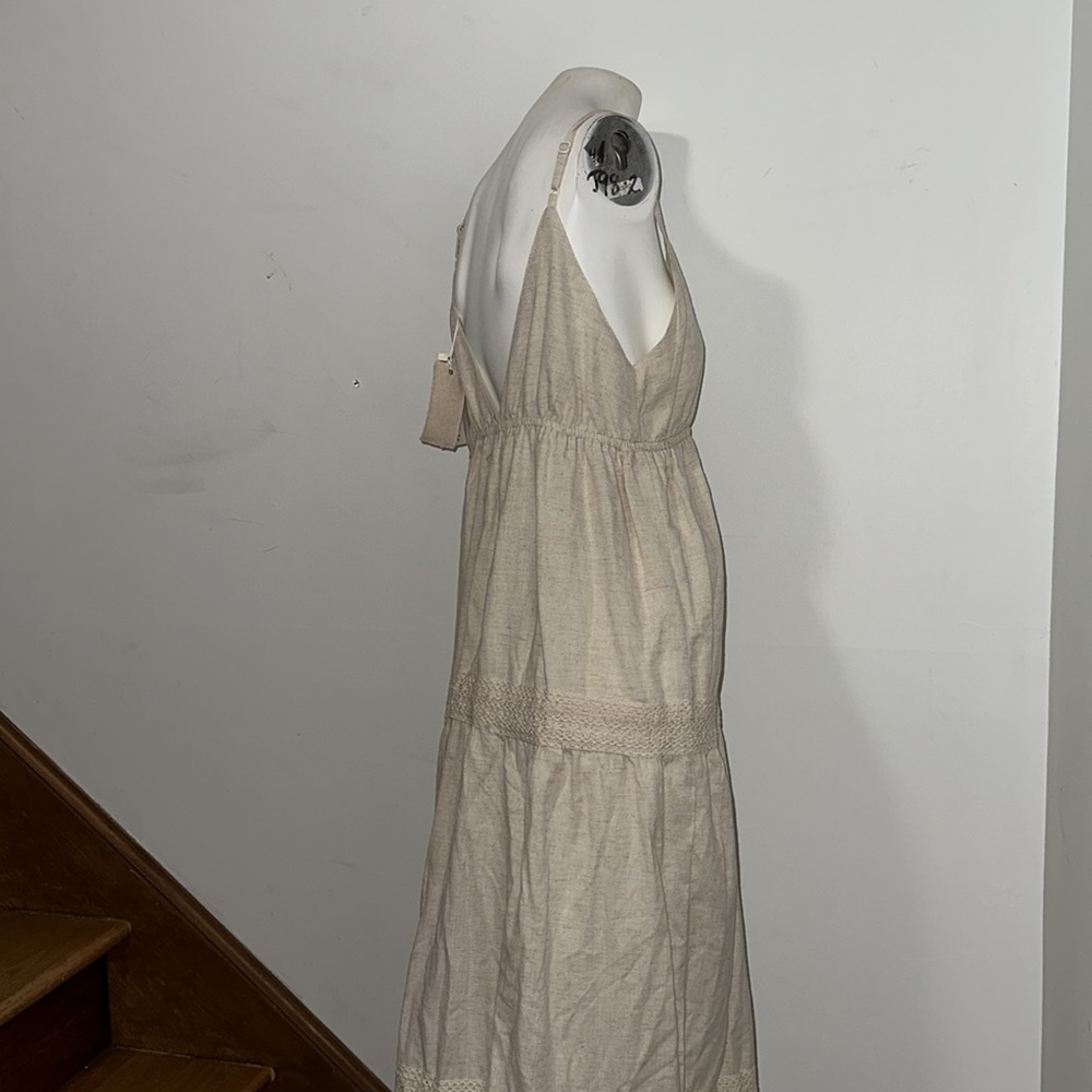 NWT LINEN BLEND DRESS - Picture 6 of 9